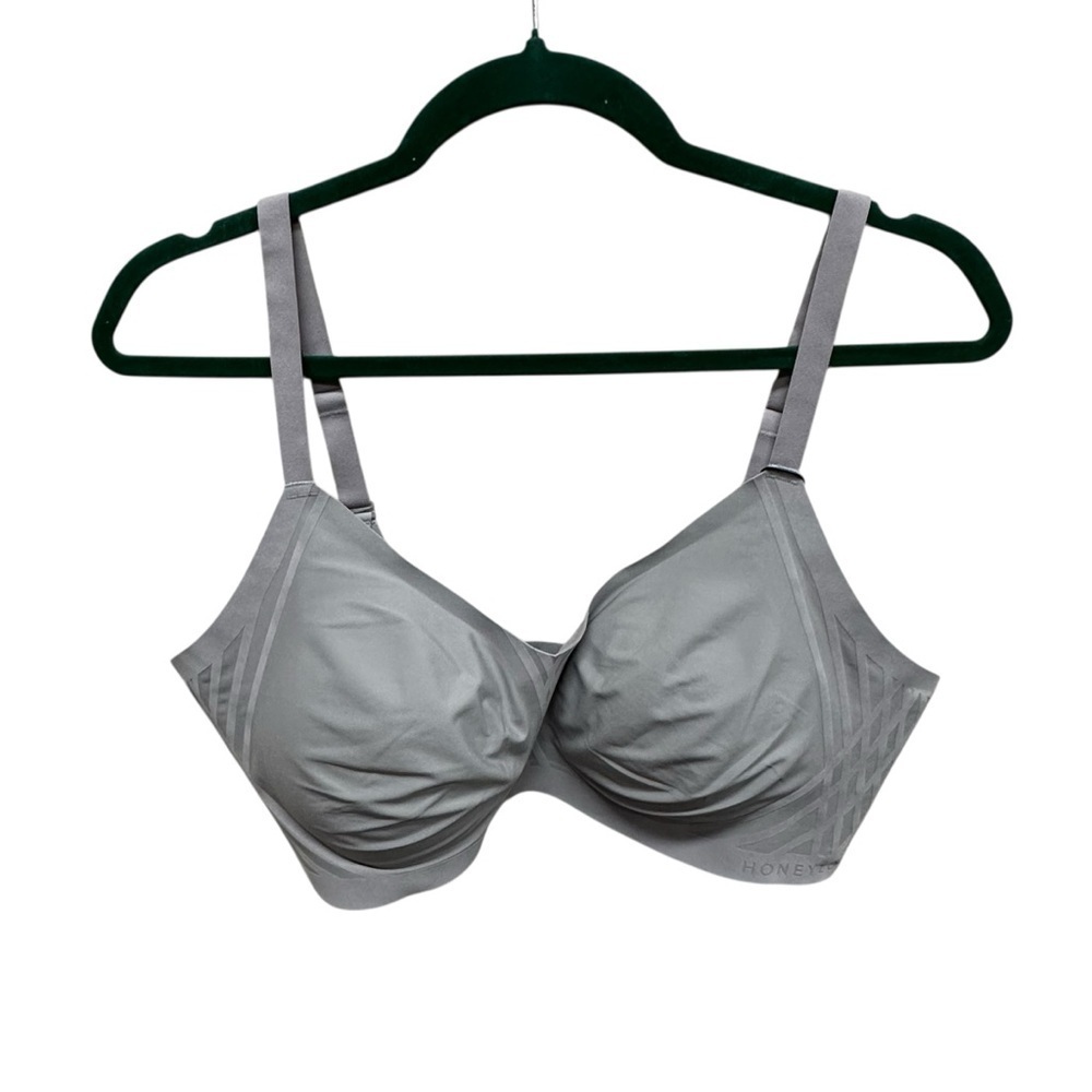 Honeylove Silhouette bra in moon dust gray women’s 1x new with tags